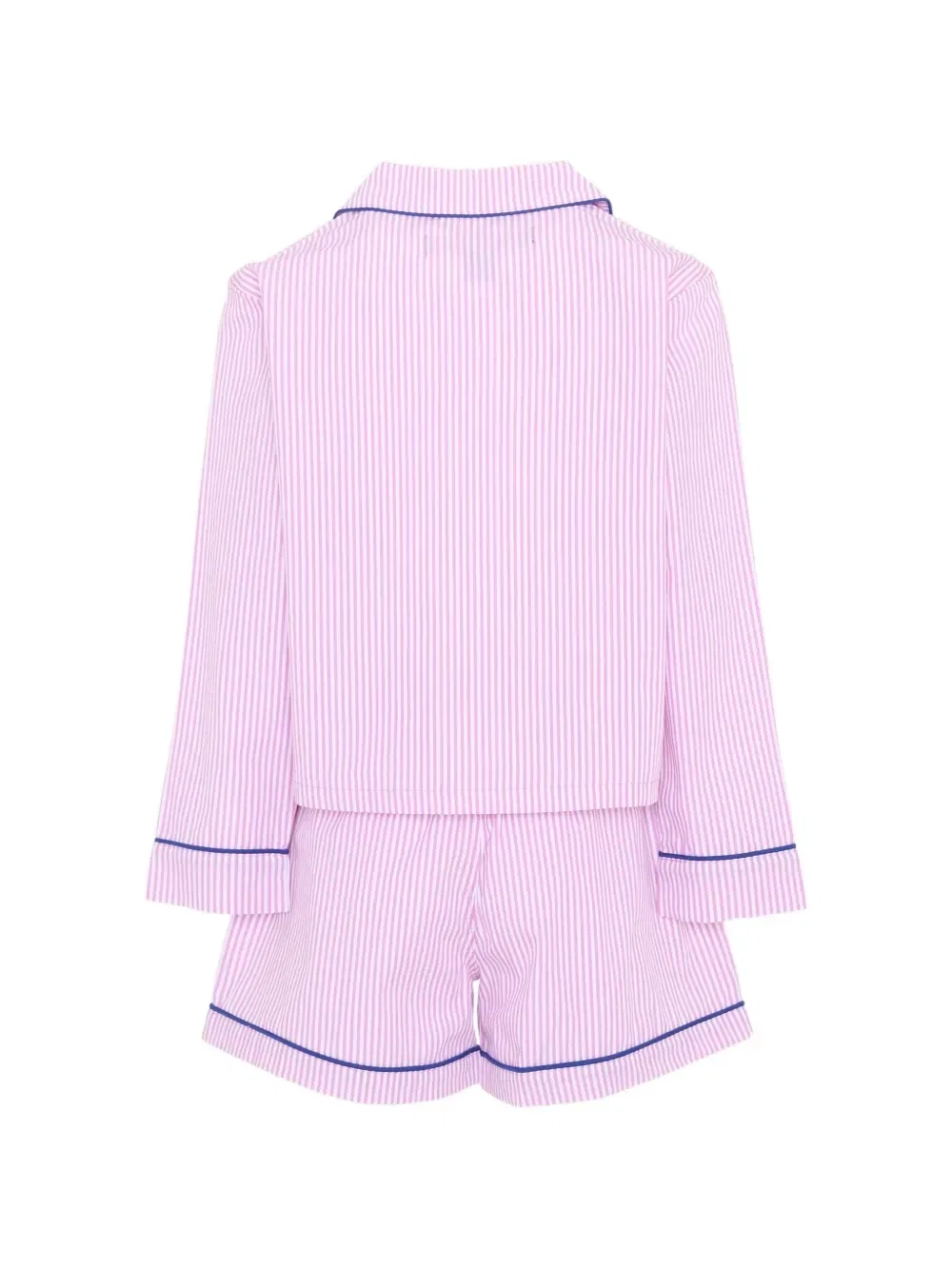 Пижама с полосатым кантом Polo Ralph Lauren Kids, розовый — фото 2