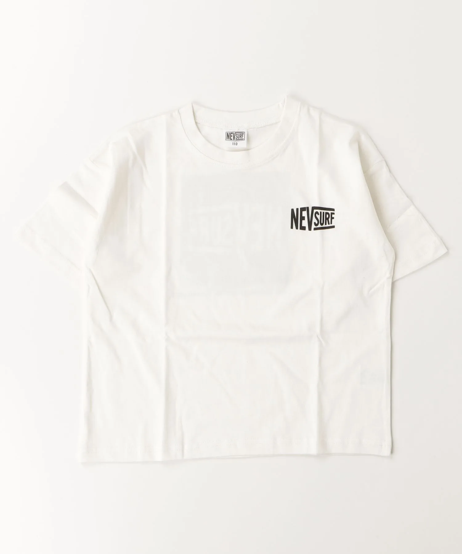 Футболка с принтом Palm Box Logo ARCADE Oversize NEVSURF детская синяя — фото 4