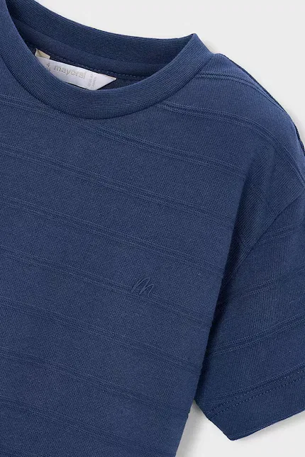 Футболка детская хлопковая T-shirt Mayoral, синий — фото 3
