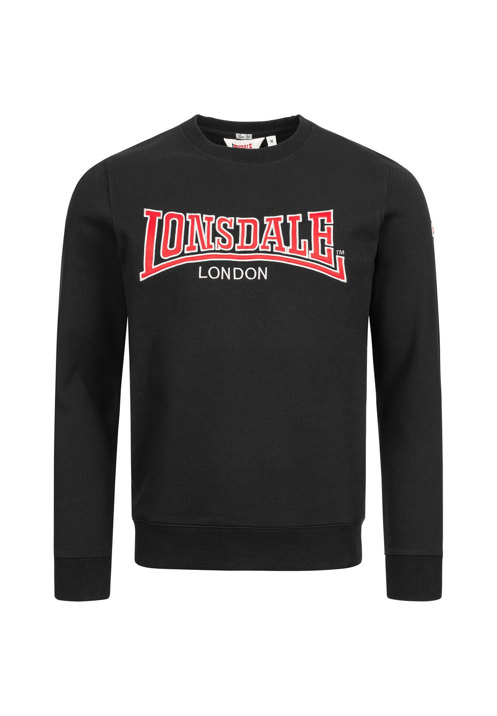 

Толстовка RUNDHALS SCHMALE PASSFORM BERGER Lonsdale, черный