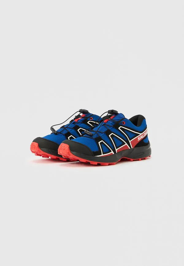 Унисекс походные ботинки speedcross Salomon, Blue/Red — фото 2