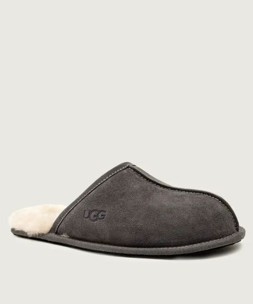 

Кожаные мюли и сандалии с потертостями Ugg, серый