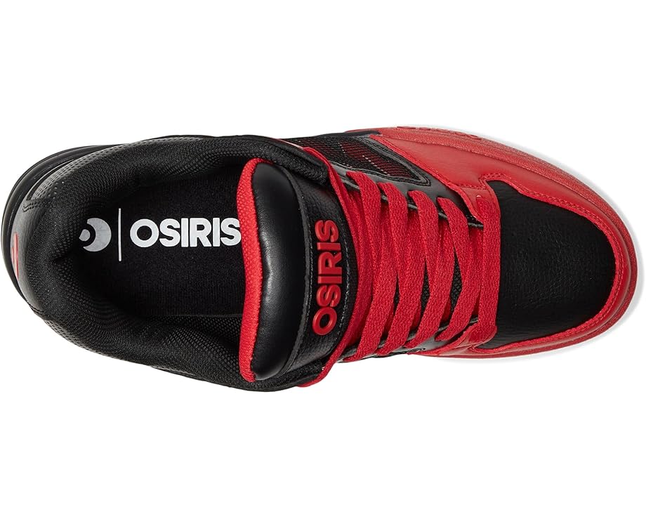 Мужские кроссовки Osiris Pixel, Black/Red/Gum — фото 2