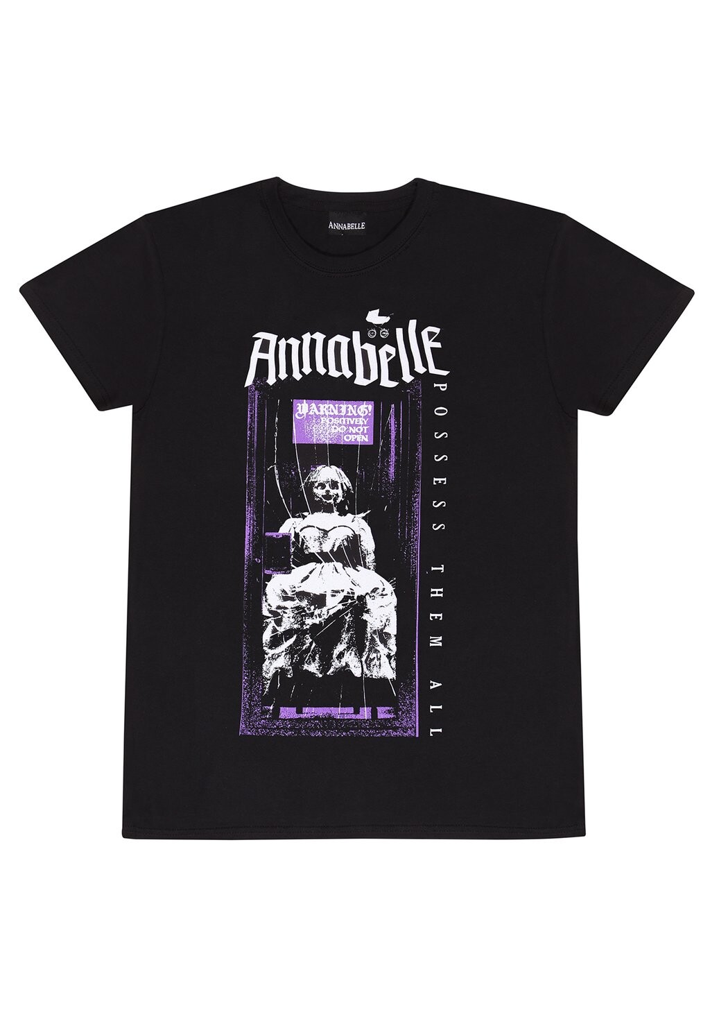 

Футболка с принтом ANNABELLE DO NOT OPEN Henry Tiger, черный