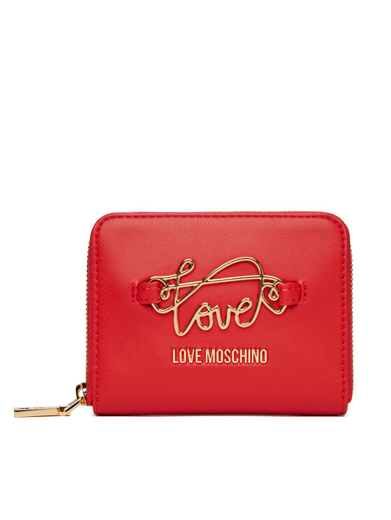 

Маленький женский кошелек JC5734PP0MKG0500 Love Moschino, красный