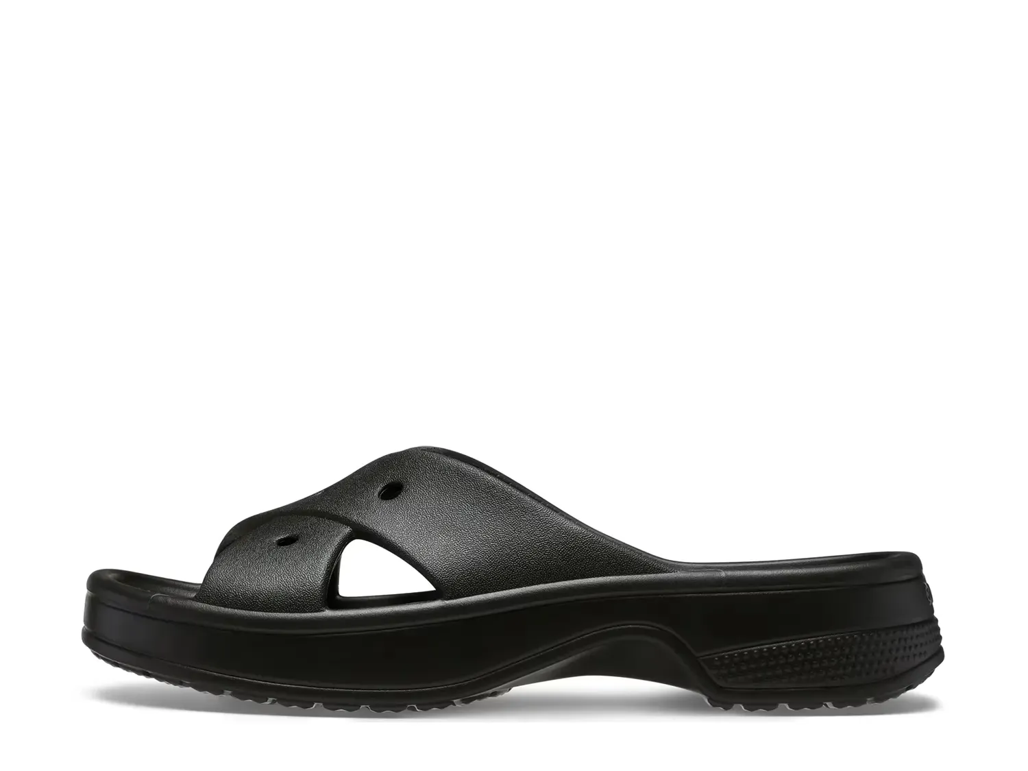 Классические сандалии с перекрещивающимися ремешками - женские Crocs, Black — фото 3