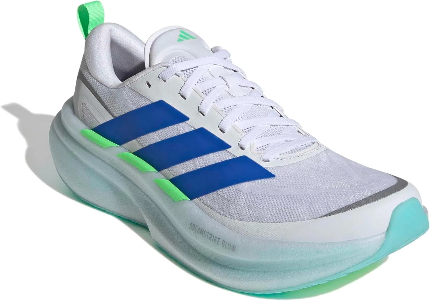 Мужские беговые кроссовки Adidas Supernova Glide, белый/синий — фото 3