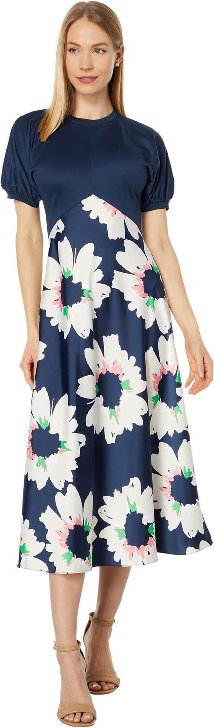 

Платье Ted Baker Daysiah Ponte Top with Midi Skirt Dress, цвет Dark Navy