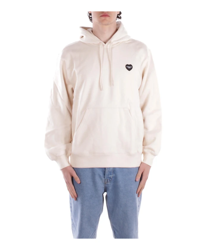 

Толстовка с капюшоном и логотипом, с передним карманом. Carhartt Wip, бежевый