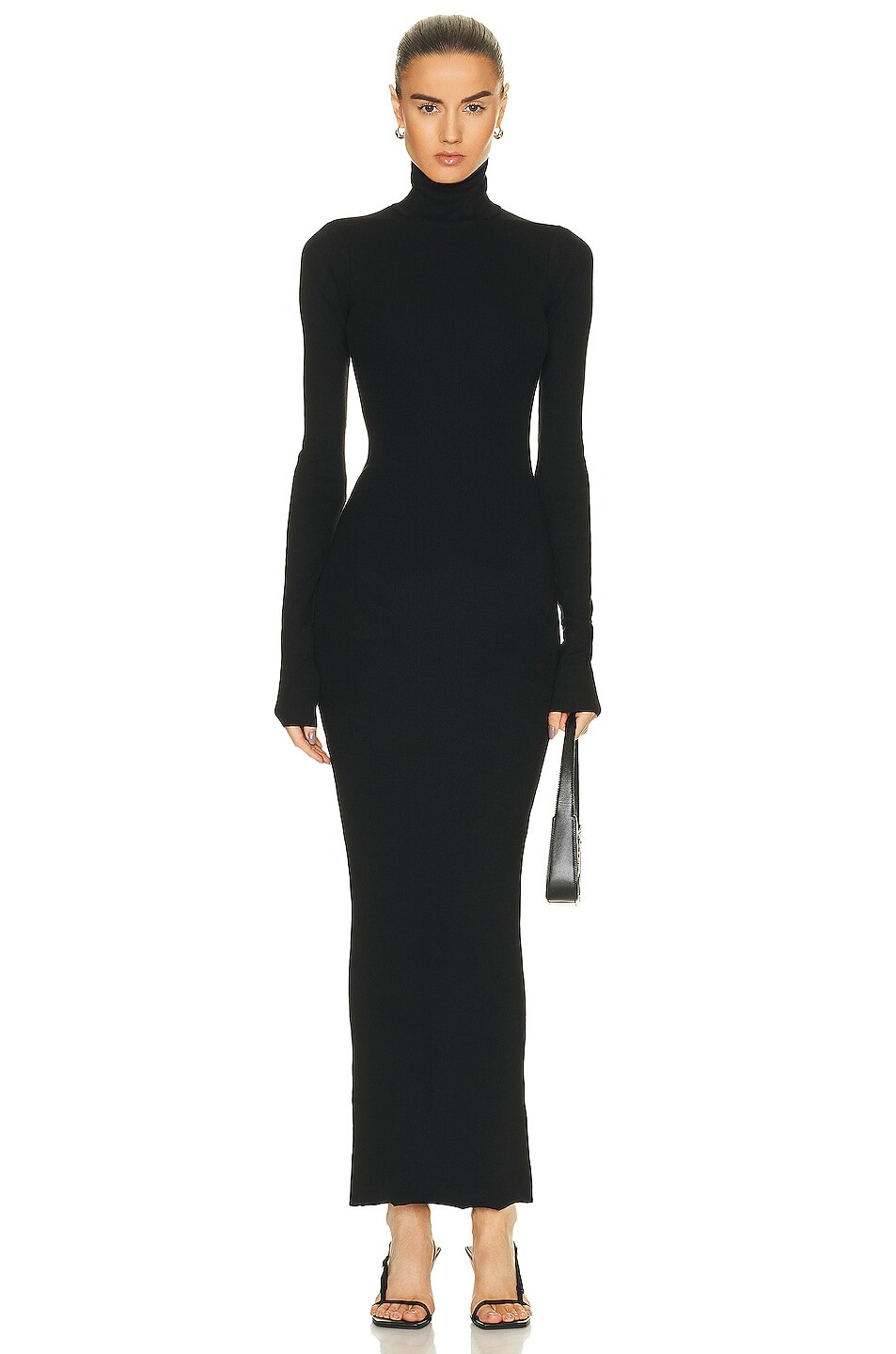 

Платье макси Eterne Long Sleeve Turtleneck, черный