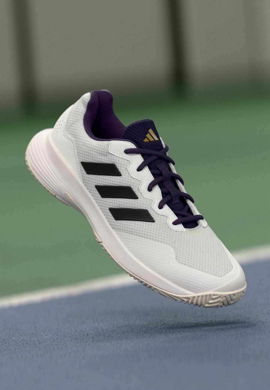 

Кроссовки Adidas Performance GAMECOURT 2, Core White/Core Black/Aurora Plum/White