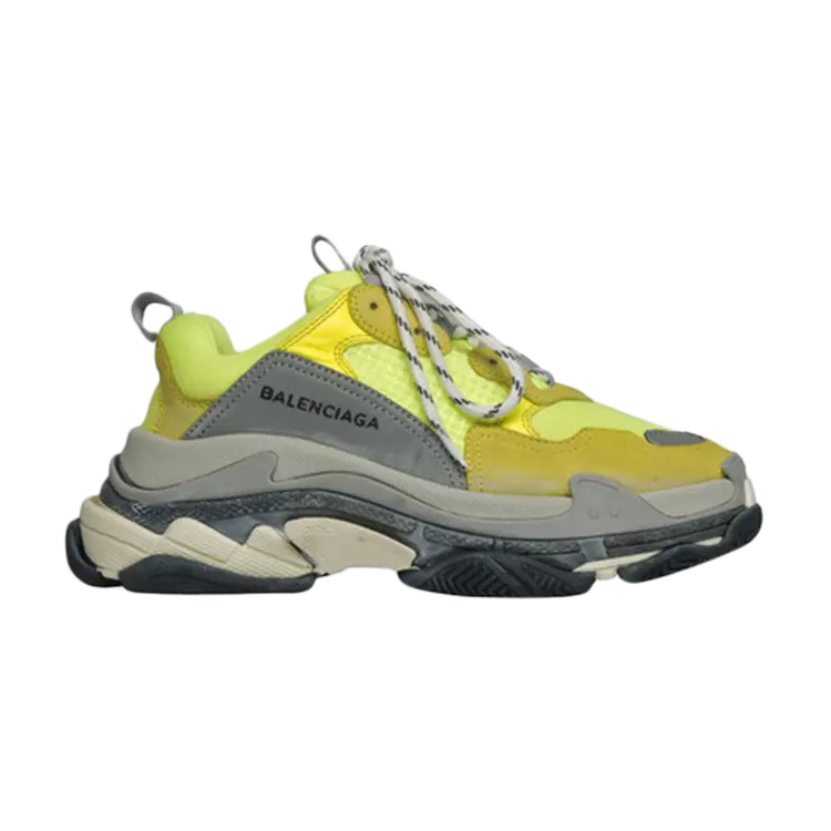 Кроссовки Balenciaga Wmns Triple S Trainer 'Yellow Fluo', желтый