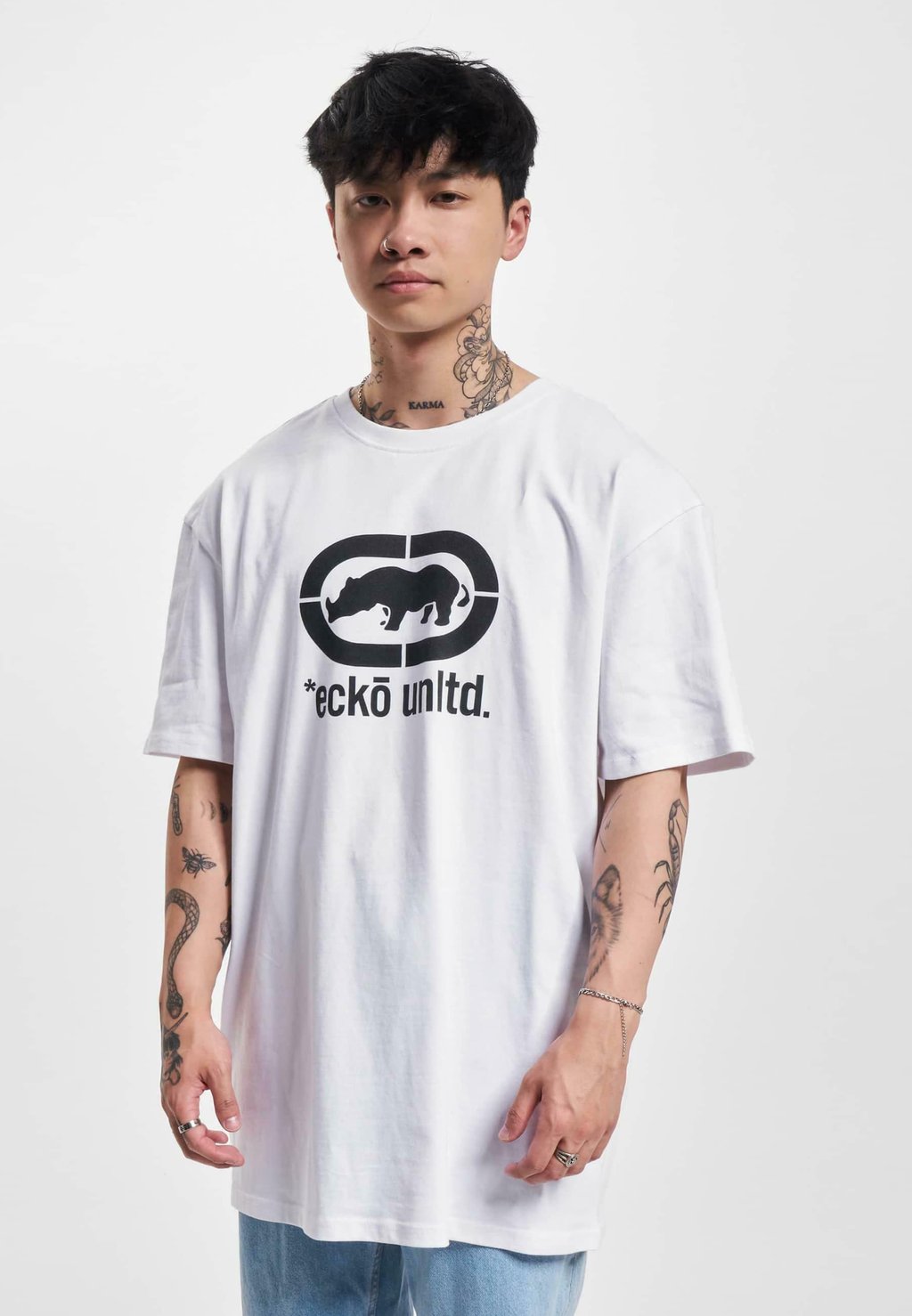 

Футболка с принтом JOHNRHINO ecko unltd., белый
