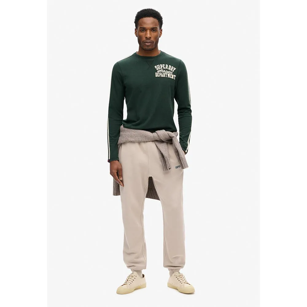 Футболка Superdry Vintage Athletic long sleeve, зеленый — фото 3