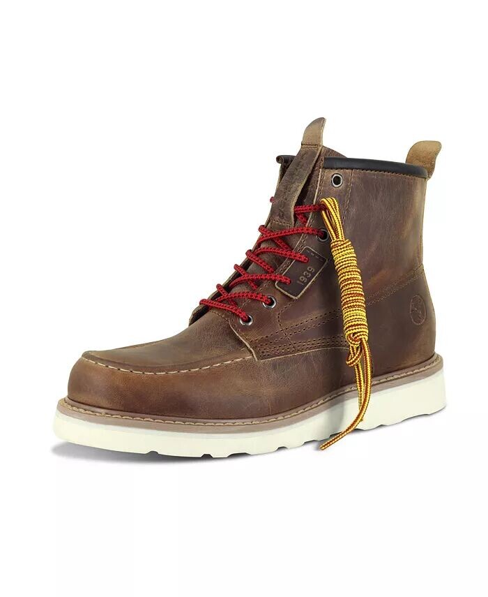 Мужские рабочие ботинки Moc Toe 6– Ботинки на танкетке со стальным носком – Подошва Vibram EVA – Рейтинг EH Berrendo, желтый — фото 2