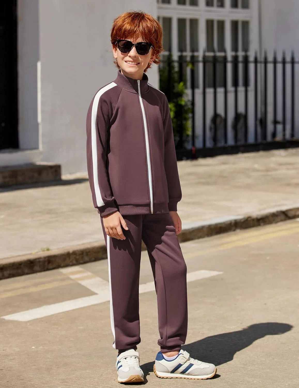 Спортивный костюм для мальчиков Arshiner, 2 предмета, Chestnut Brown — фото 3