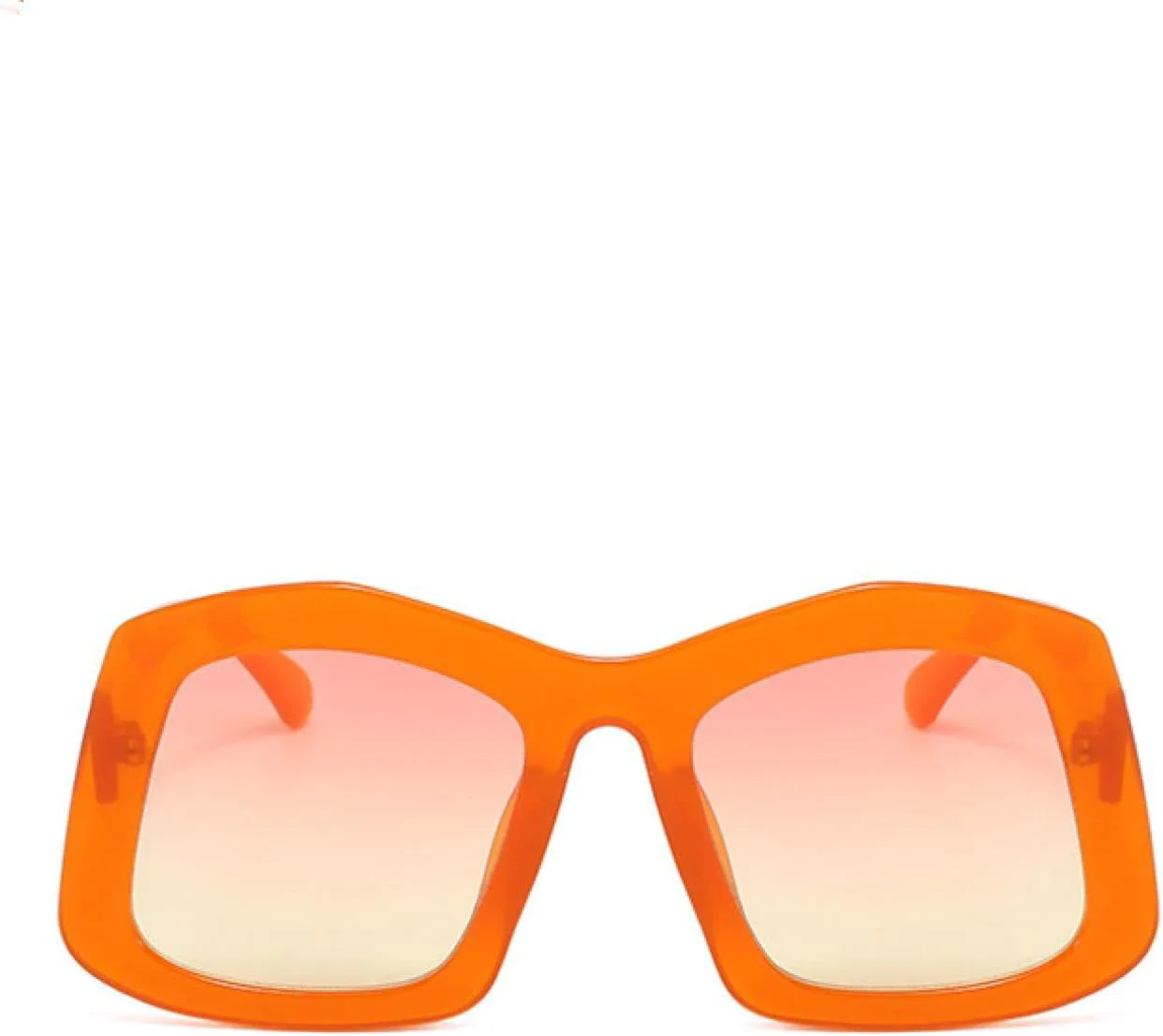 

Уникальные солнцезащитные очки Polygon для женщин, очки с нерегулярным градиентом, элегантные, модные, роскошные, винтажные, ретро HHZZYVY, Orange Yellow