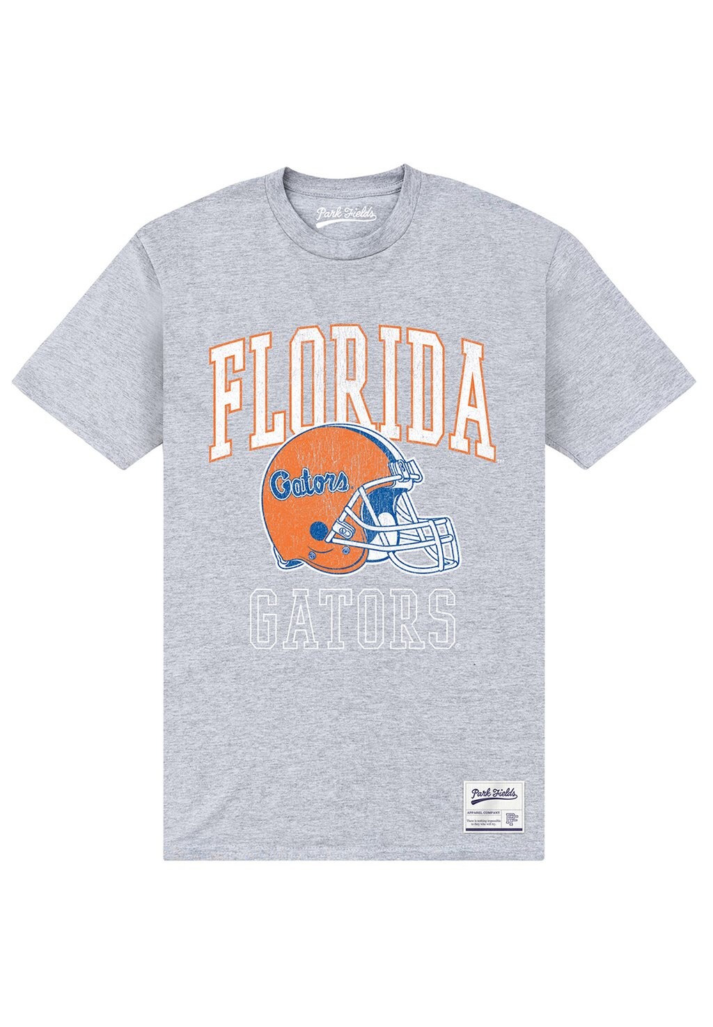 

Футболка с принтом PARK FIELDS UNIVERSITY OF FLORIDA FOOTBALL Henry Tiger, светло-серый