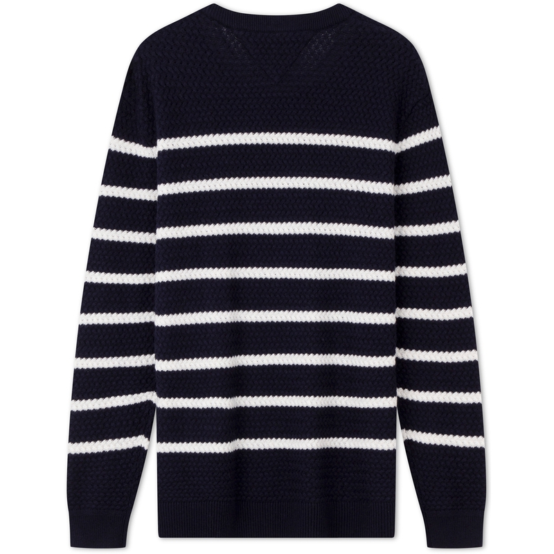 

Tommy Hilfiger Джемпер мужской Navy Blue White Stripes