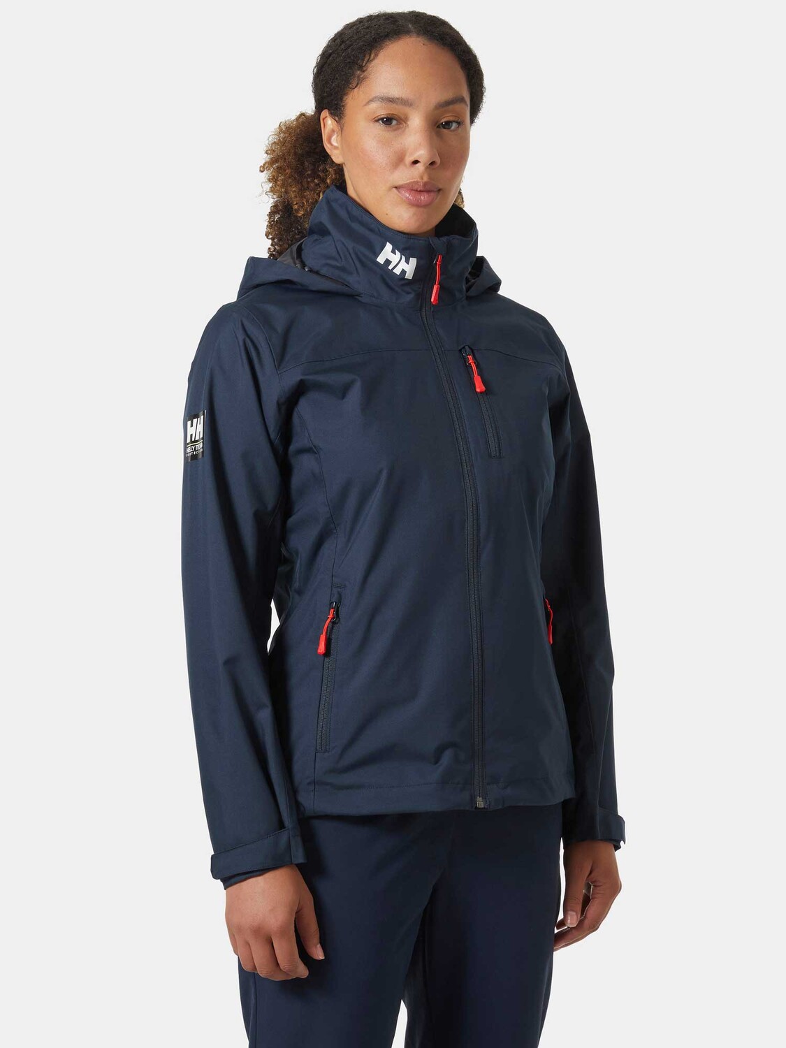 

Куртка Helly Hansen W CREW HOODED MIDLAYER JACKET, синий