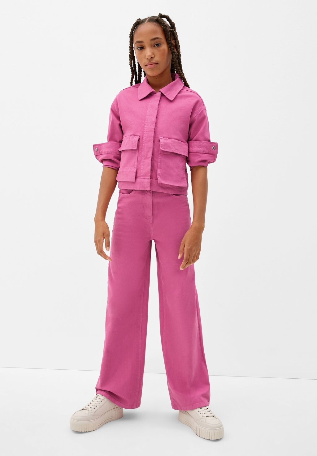 

Джинсовая куртка Stretch s.Oliver, розовый