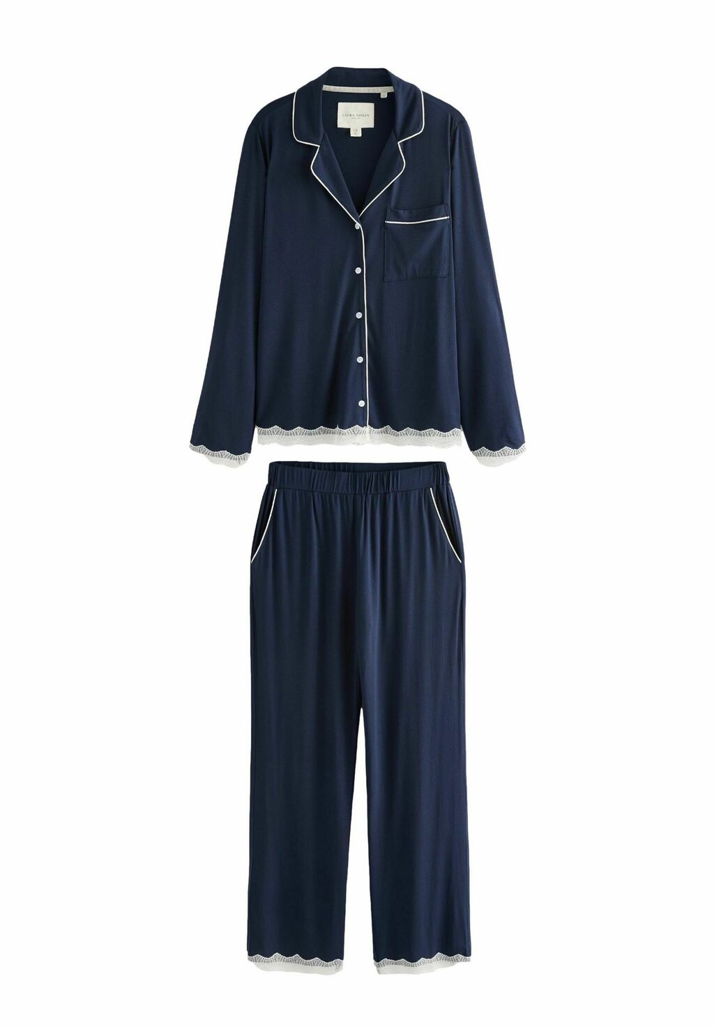 

Пижамный комплект REGULAR FIT BUTTON THROUGH SET Laura Ashley, синий