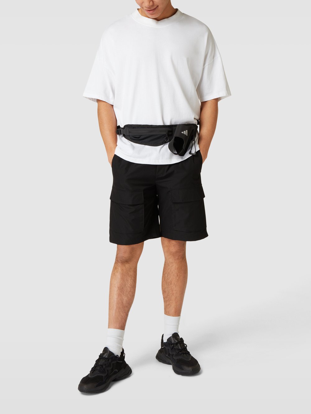 

Поясная сумка с этикеткой, модель «RUN» ADIDAS SPORTSWEAR, черный