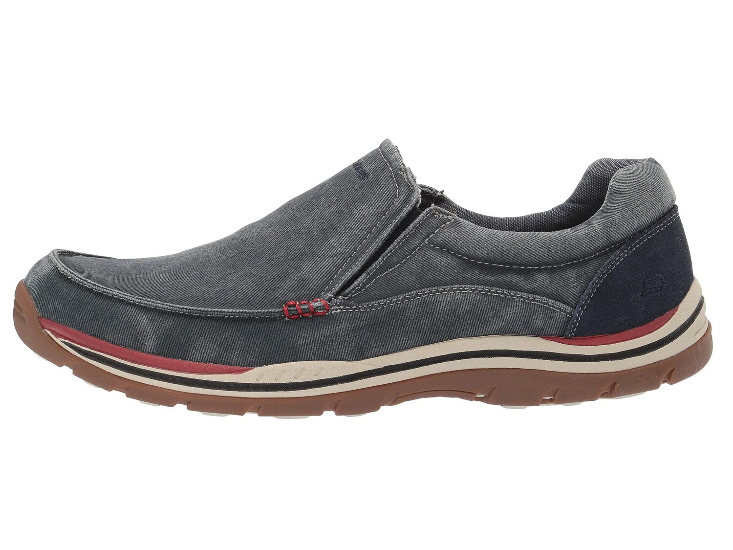 

Лоферы SKECHERS Expected повседневные, темно-серый, Синий, Лоферы SKECHERS Expected повседневные, темно-серый
