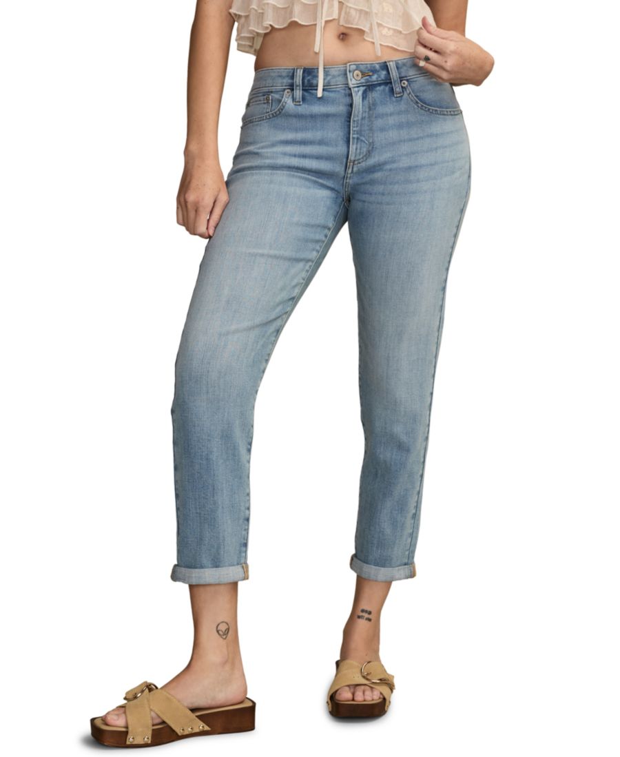 

Женские джинсы-бойфренды Sienna со средней посадкой Lucky Brand, Imagined Indigo