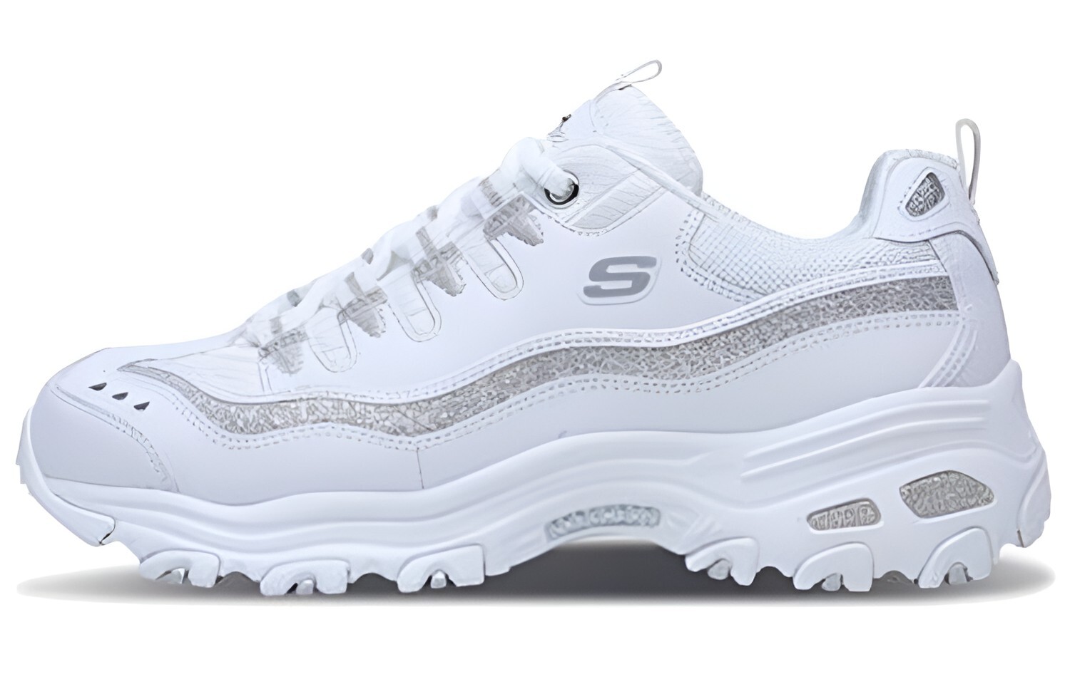 

Кроссовки Skechers D'lites White Silver Women's