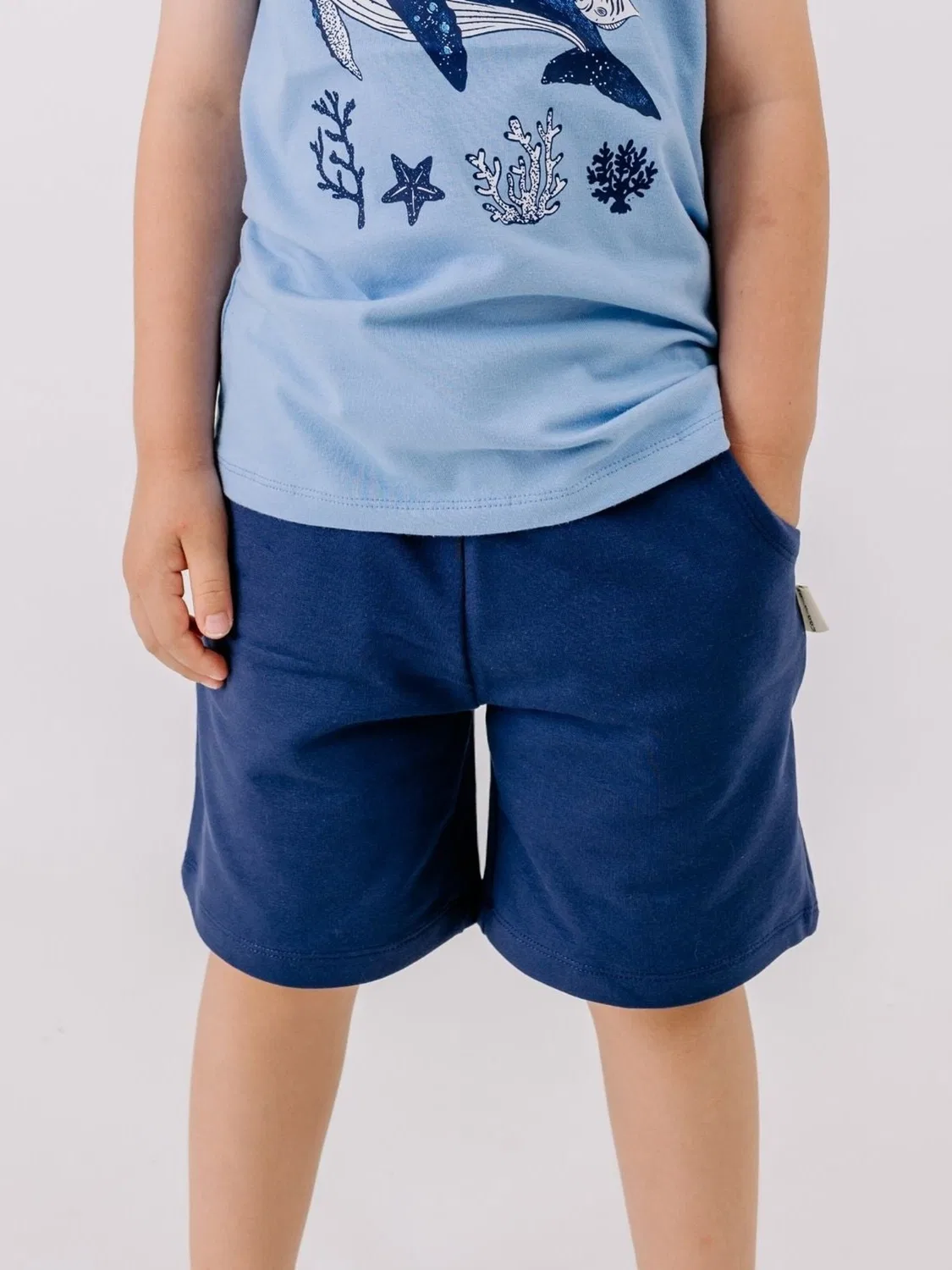 Обычные брюки 'Walkiddy - Dark Wave Shorts' Walkiddy, Navy — фото 2