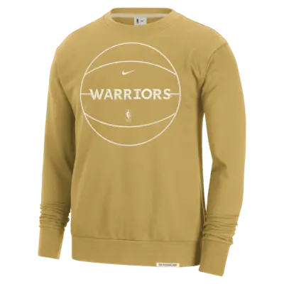 

Толстовка Nike Golden State Warriors Standard Issue, цвет Wheat Gold/Pale Ivory/Pale Ivory