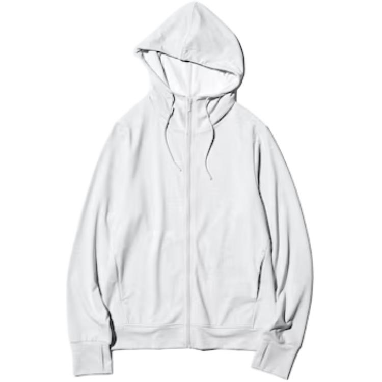 

Sun Protection Clothing Women's Light Gray UNIQLO, светло-серый