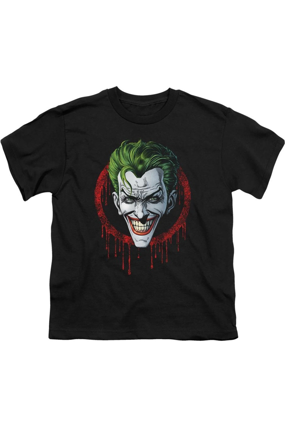 

Футболка с принтом Joker Drip для детей Gildan, черный