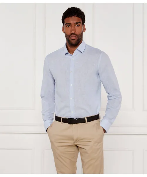 

Льняная рубашка Pit-w Slim fit Joop!, синий