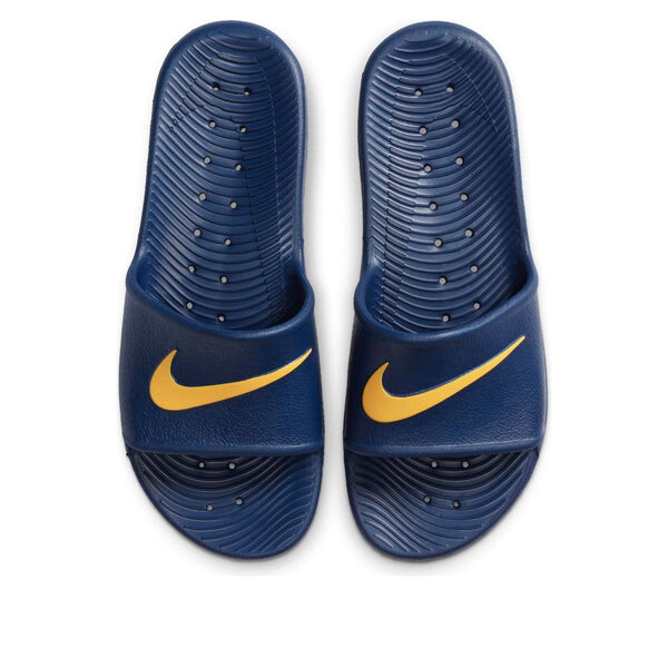Тапочки kawa fashion blue yellow slippers 'blue yellow' Nike, синий — фото 3