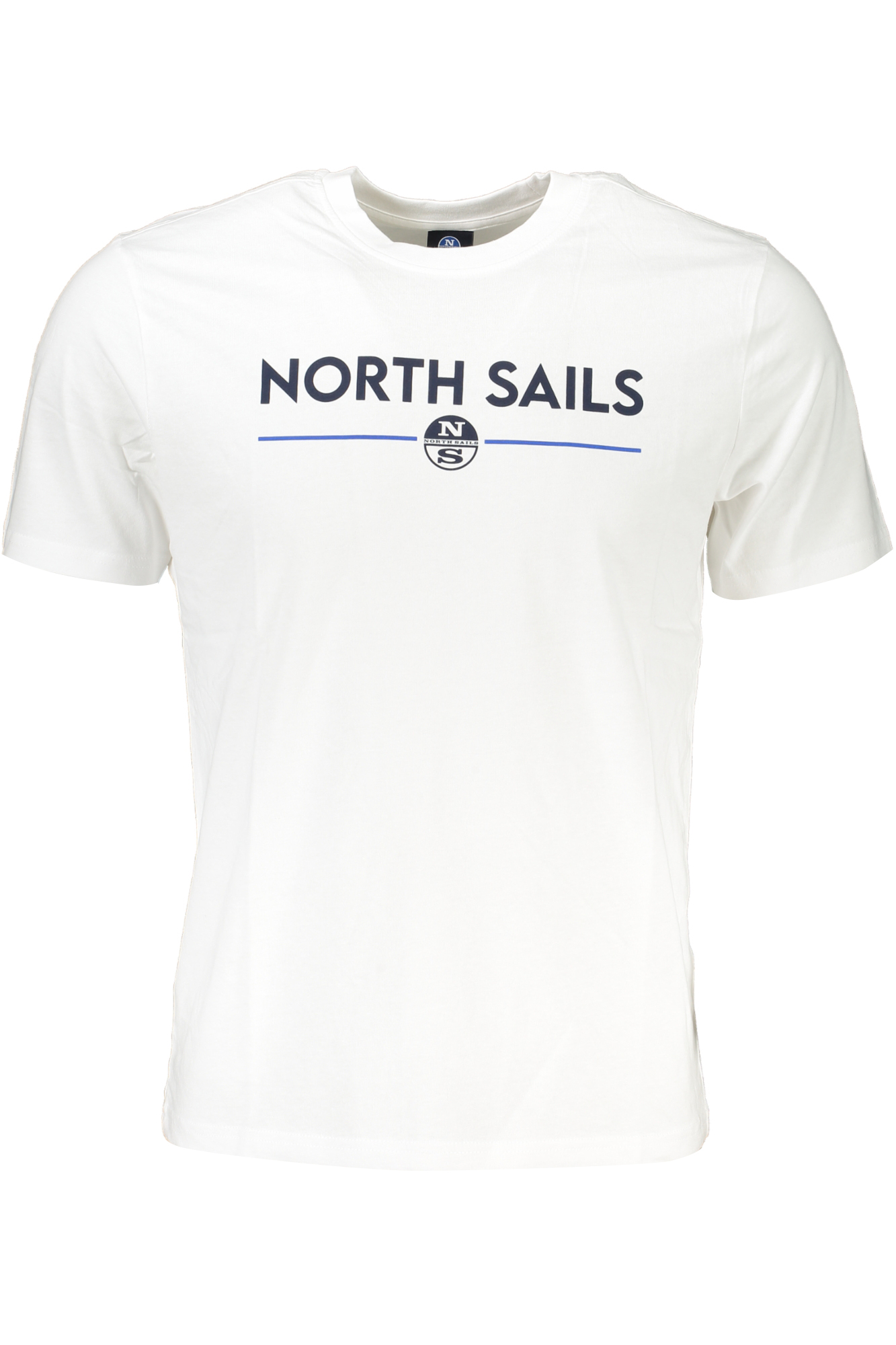 

Мужская футболка North Sails хлопковая с принтом на груди, белый