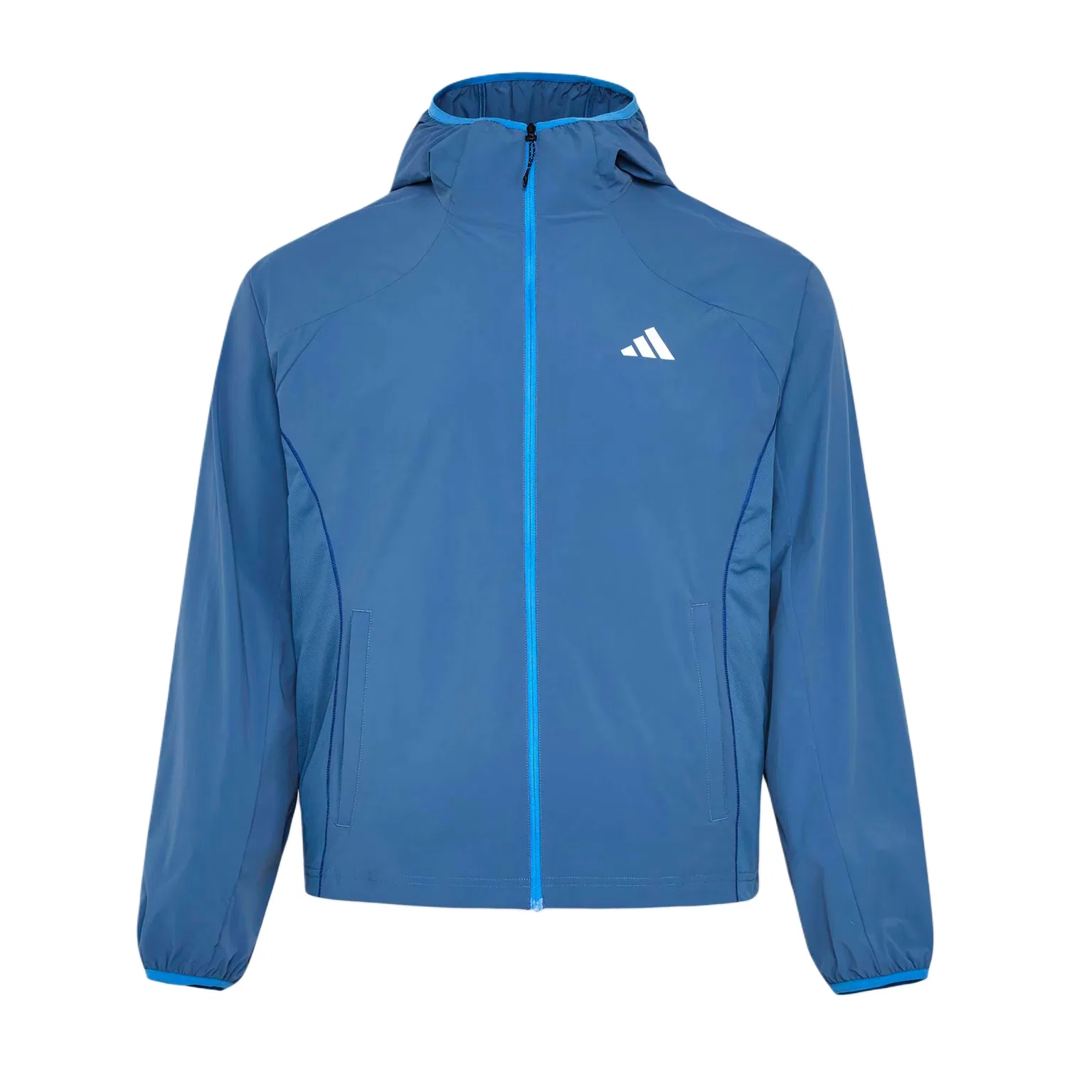 Куртка мужская Mixed Ink Blue с капюшоном, тонкая Adidas