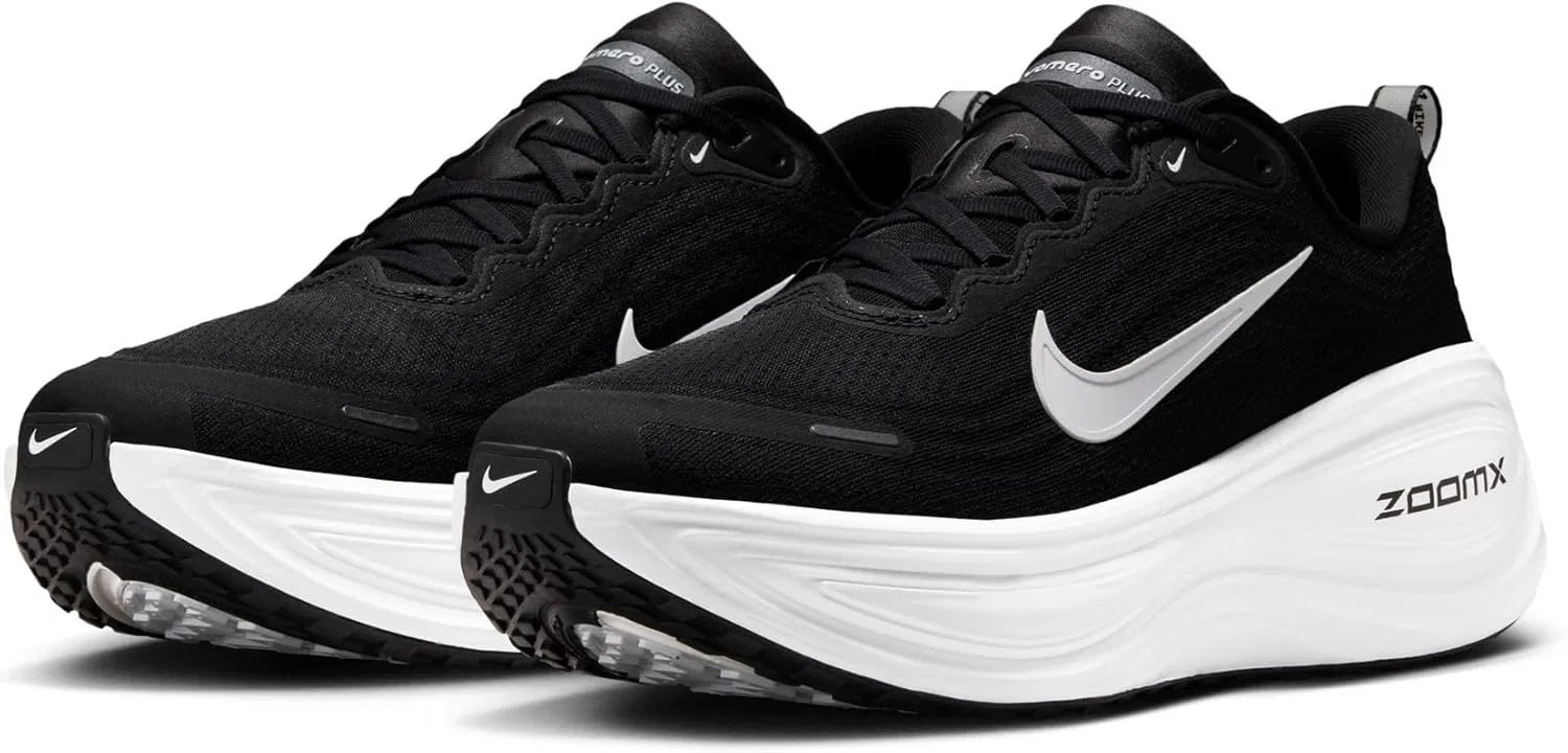 Кроссовки Vomero Plus - Xhibition NIKE, Black, White, Grey, Metallic, Dark Grey — фото 2