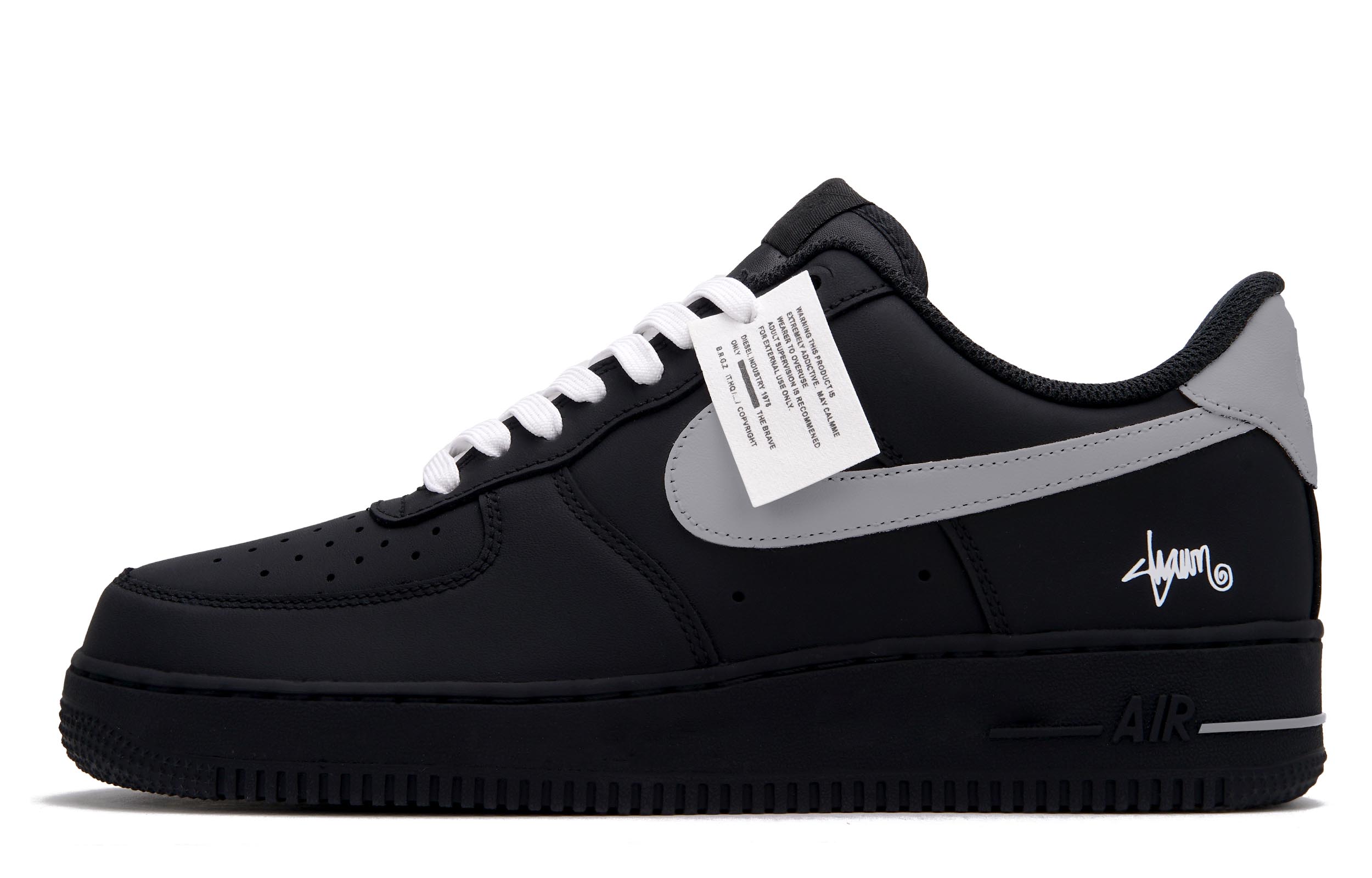 

Nike Кроссовки для скейтбординга Air Force 1 Vanilla Oreo Low top Unisex Black