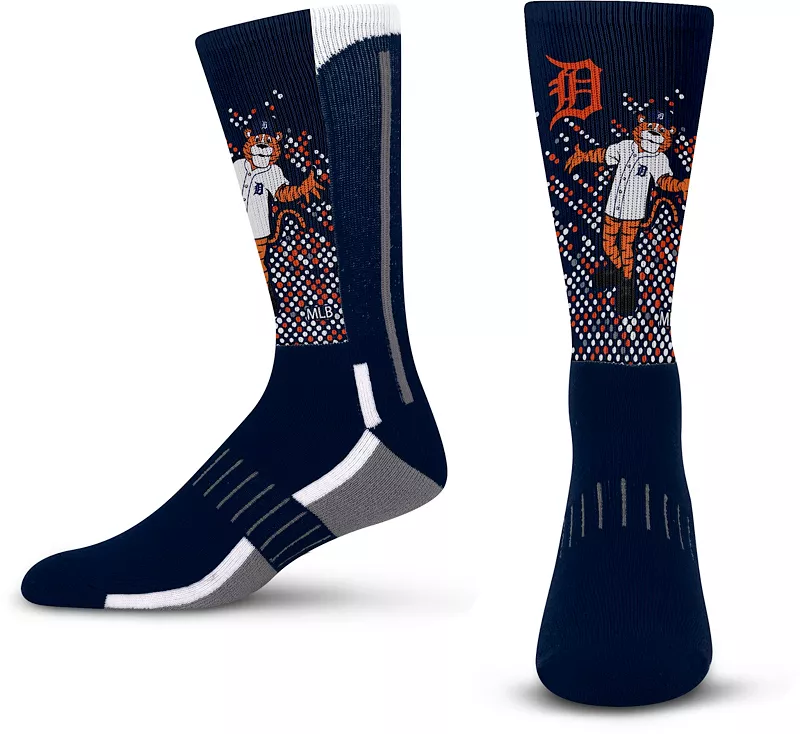 

Молодежные носки-талисманы Detroit Tigers для босых ног For Bare Feet