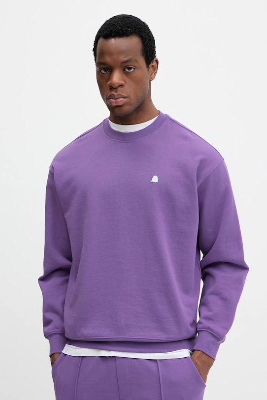

Хлопковая толстовка United Colors Of Benetton, фиолетовый