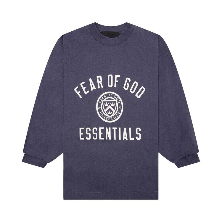 

Футболка Fear of God Essentials Kids Jersey Long-Sleeve Tee, Marine