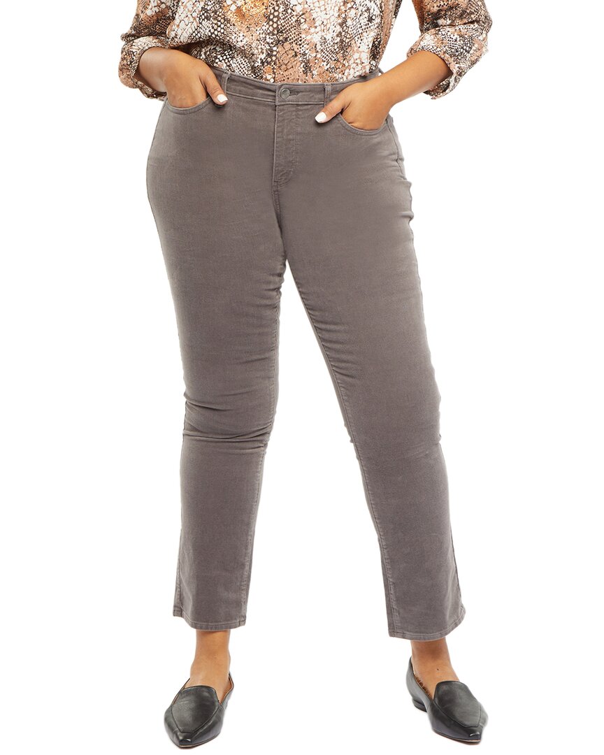 

NYDJ Plus Sheri Volcanic Glass Slim Джинсы, синий