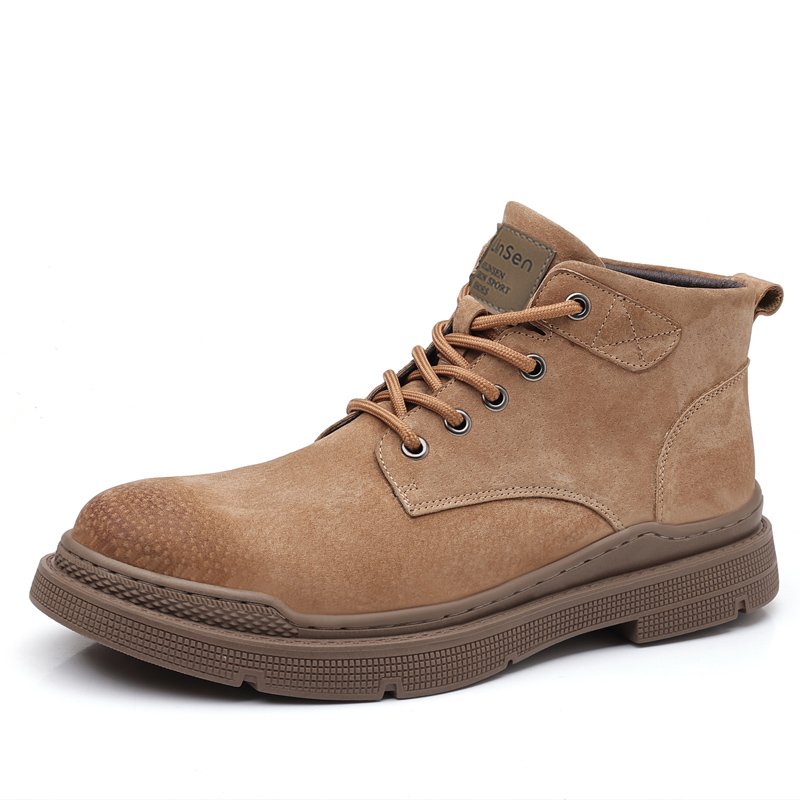 

Mulinsen Мужские ботинки Martin цвета хаки/коричневый с коричневой подкладкой, цвет Brown Padded