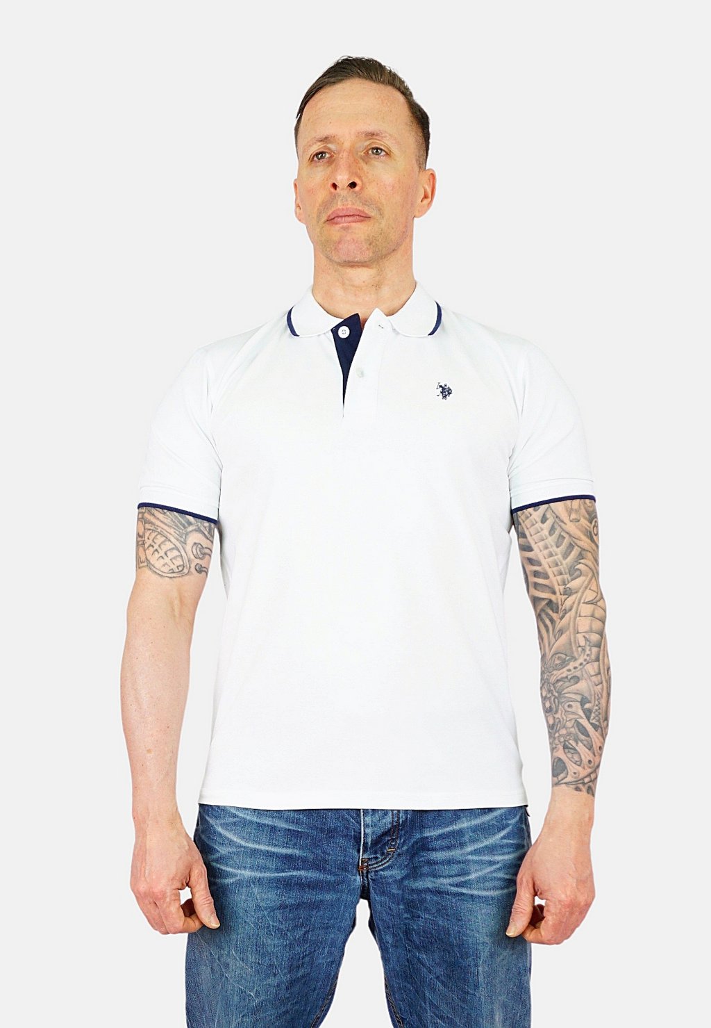 

Рубашка поло SHORTSLEEVE FASHION U.S. Polo Assn., белый