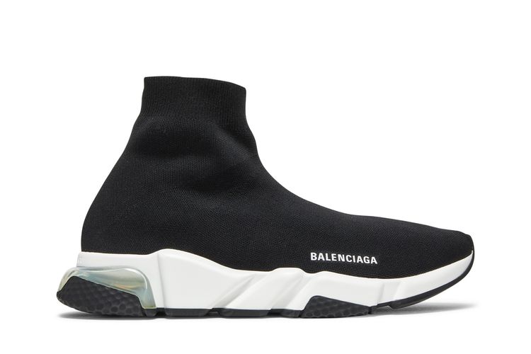 

Кроссовки Balenciaga Speed Sneaker 'Clearsole - Black White', черный
