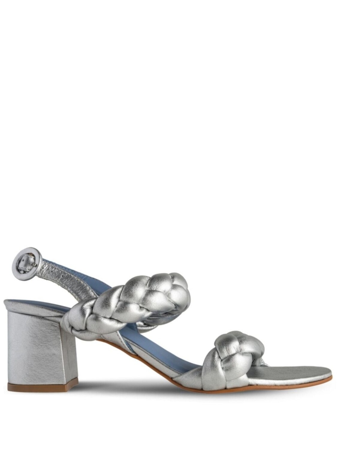 

Blue Bird Shoes сандалии с плетеными ремешками, серебряный