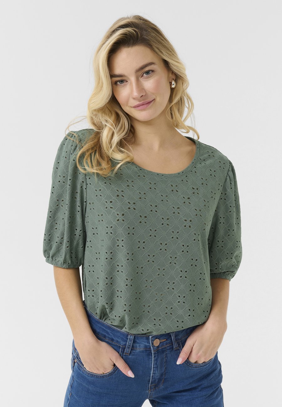 

Блуза Love Copenhagen LCSINA PUFF POINTELLE, Laurel Wreath/Dark Green