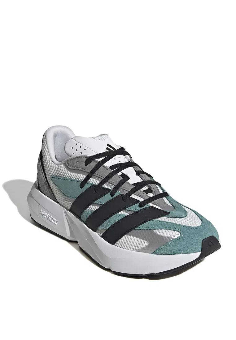 Кроссовки мужские, Lightblaze Adidas, белый/черный — фото 2